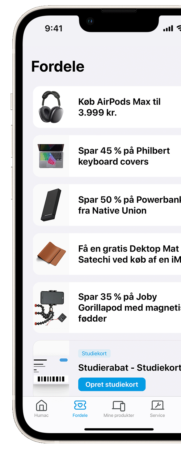 Live chat med os