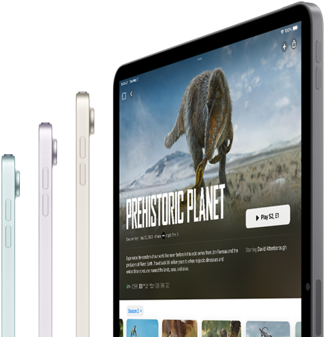 iPad Air viser streaming via hæsblæsende hurtig trådløs forbindelse