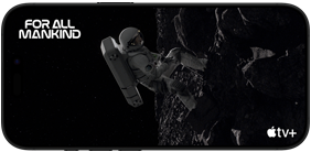 Scene fra The Red Moon: Episode 1 fra AppleTV+-serien For All Mankind vist på iPhone 16 Pro