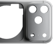 iPhone 17 Pro vist bagfra, Unibody-kabinet i varmpresset aluminium