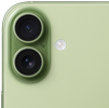 iPhone 17 vist bagfra med Fusion-kamerasystem i øverste venstre hjørne