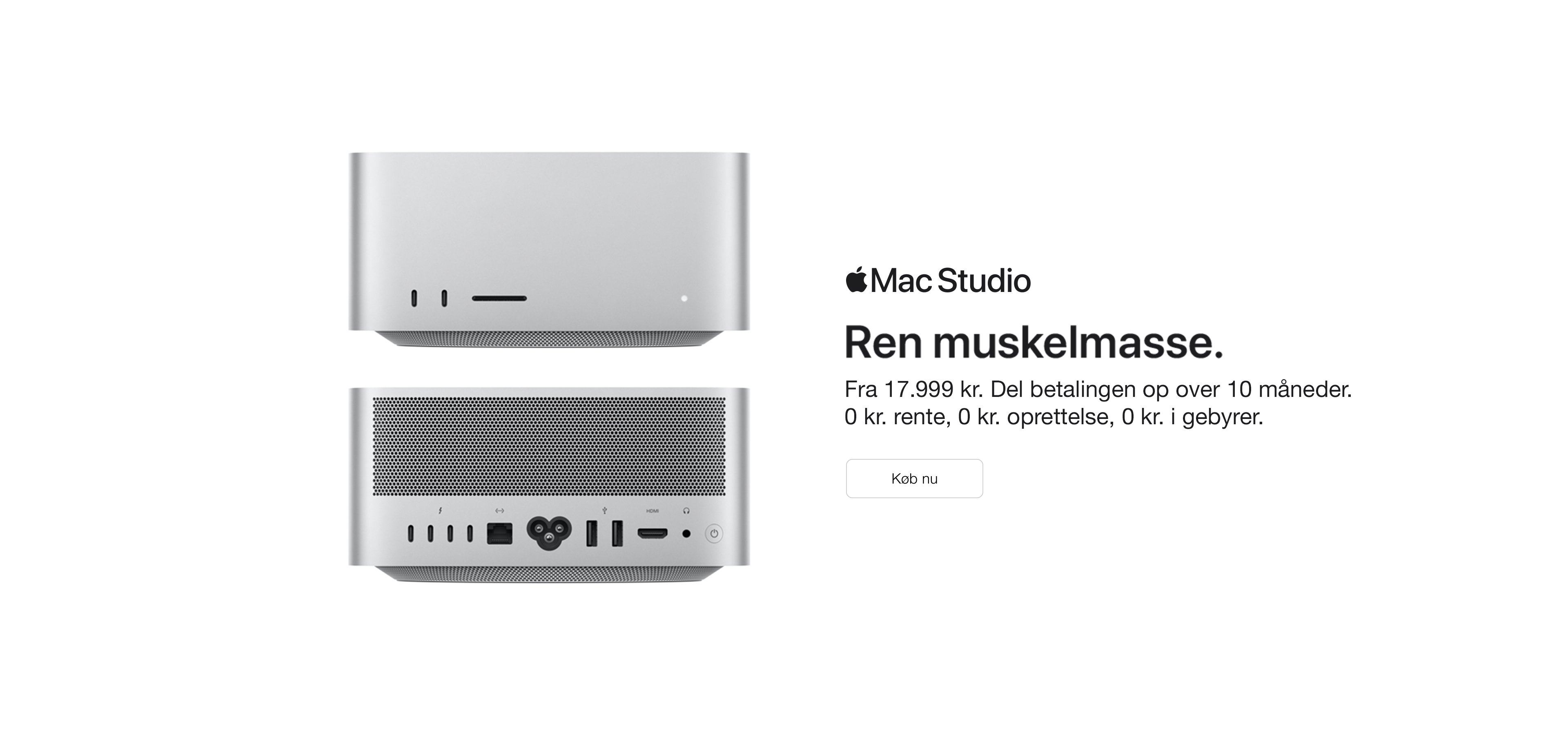 Nyhed! Mac Studio