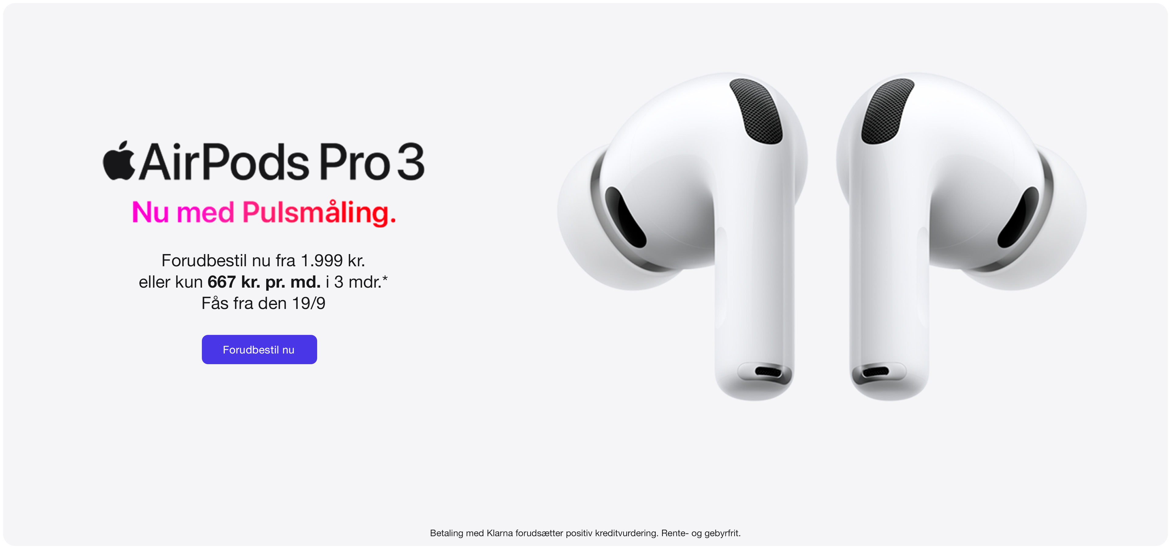 AirPods Pro 3 banner