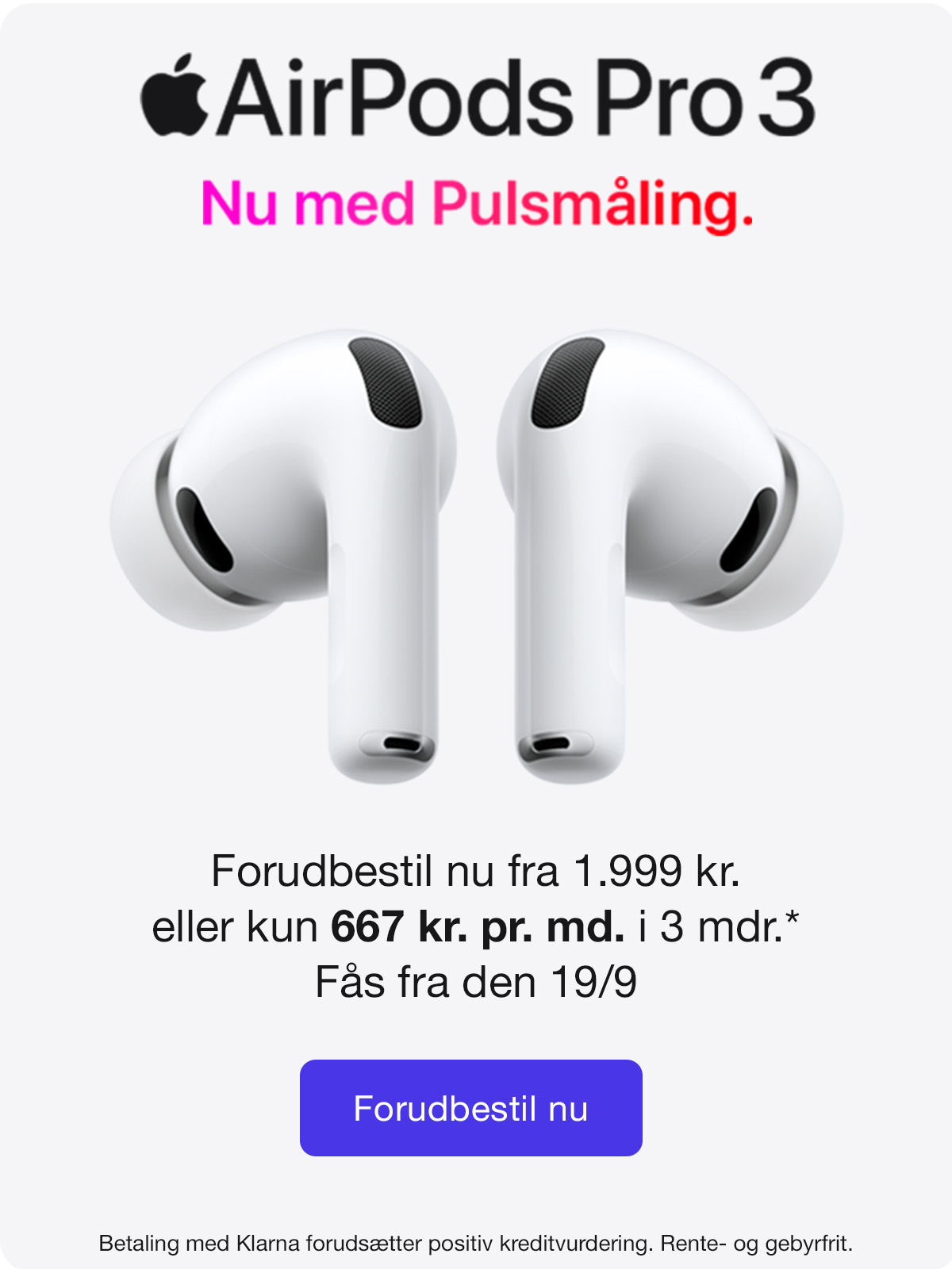AirPods Pro 3 banner