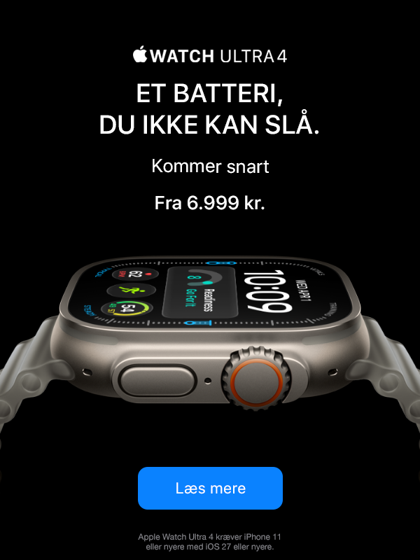 Læs mere om Apple Watch Ultra 4