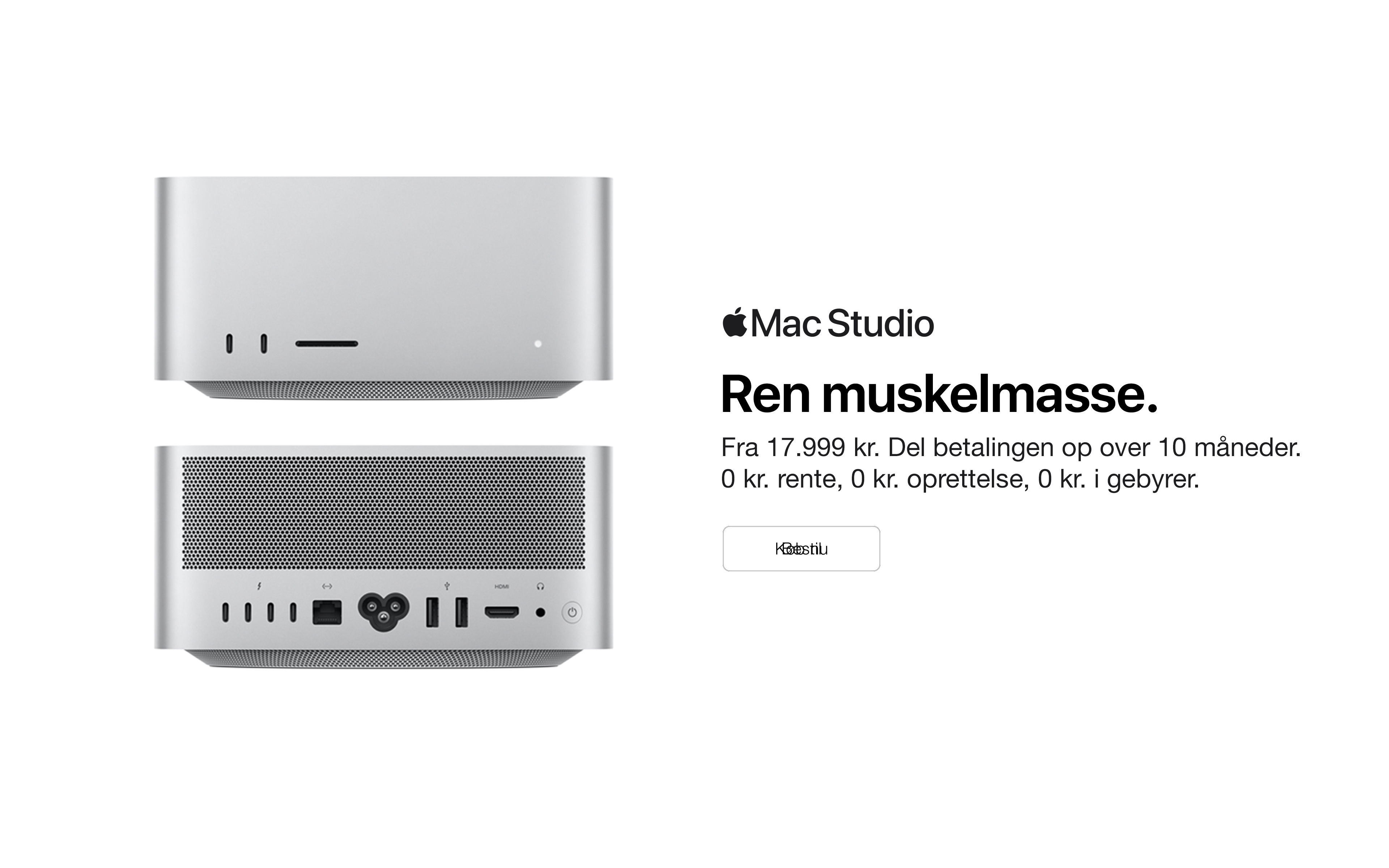 Nyhed! Mac Studio