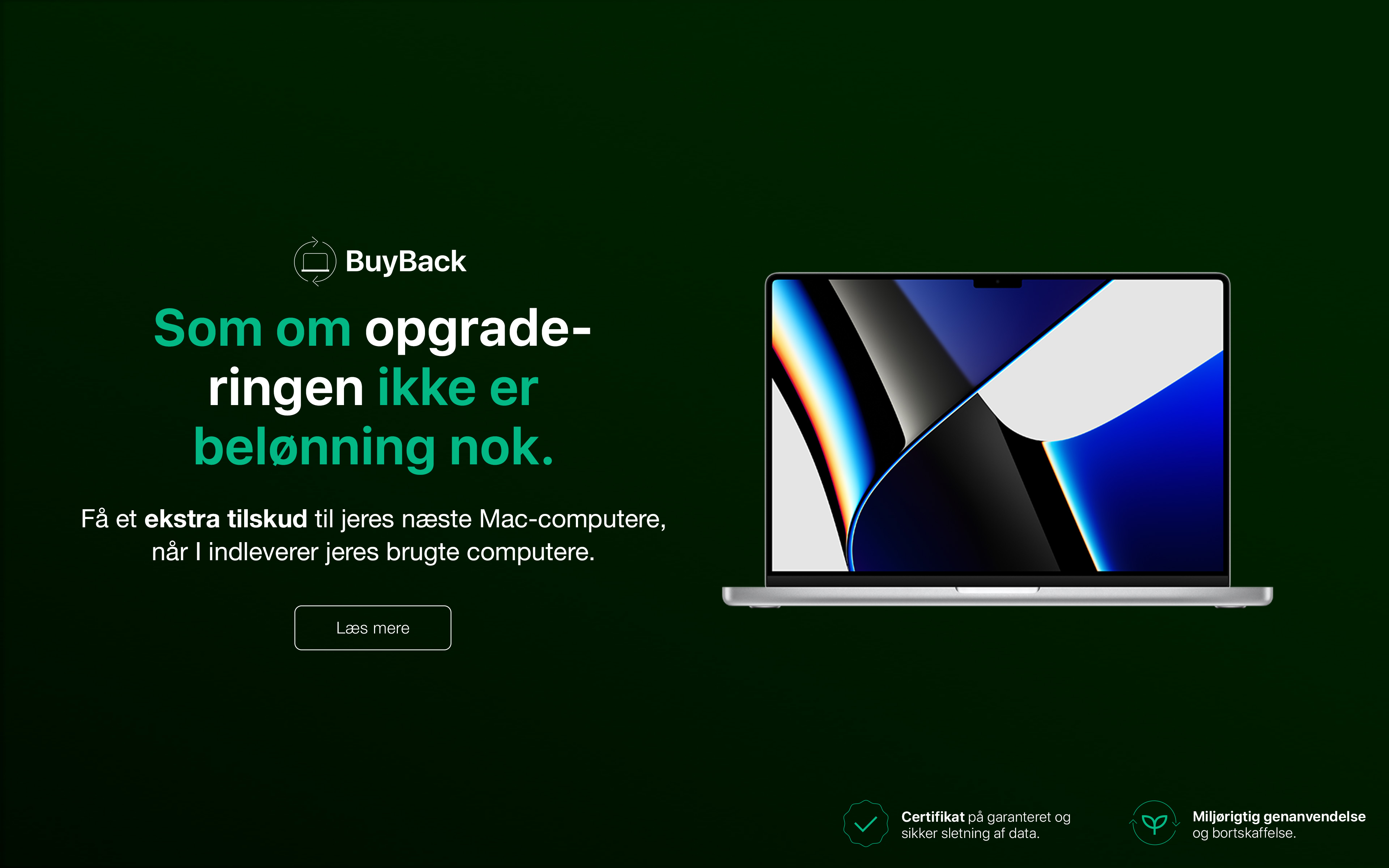 BuyBack bedre for din virksomhed og miljøet