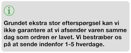 Bemærk levering