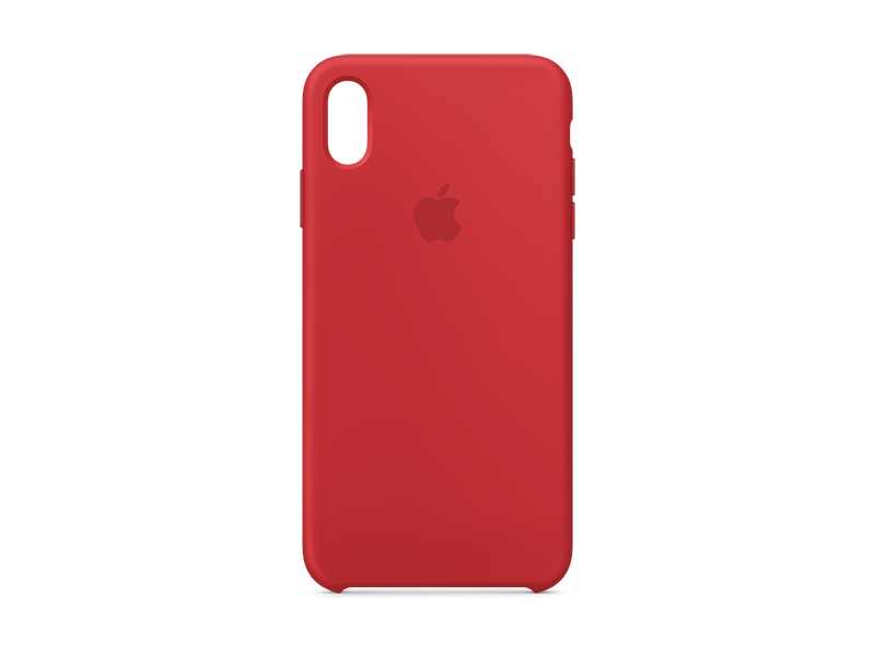 Køb Apple iPhone XS Max Silicone Case (PRODUCT)RED Humac Premium