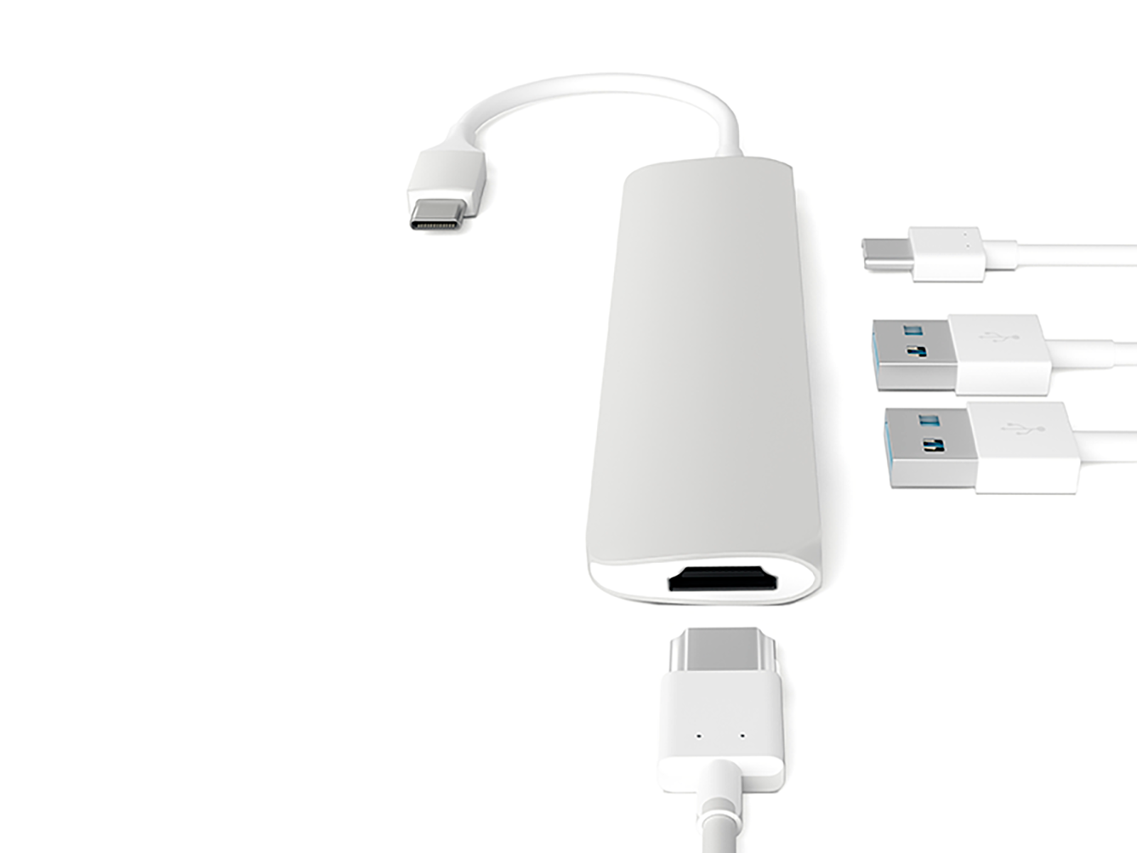 USB-C 4K HDMI Multiport Adapter Silver |  Humac Premium Reseller