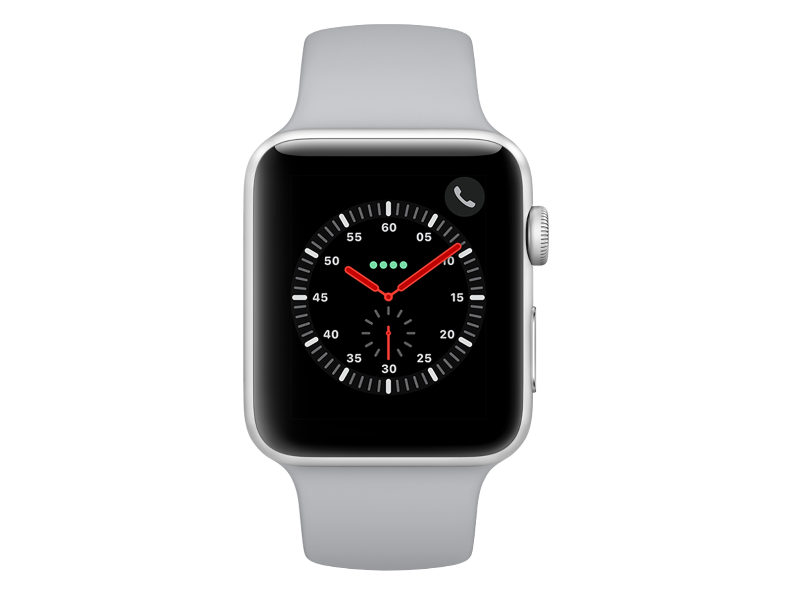 Køb Apple Watch Series 3 Cellular, 42mm, Silver Alu Case, White  Humac Premium Reseller