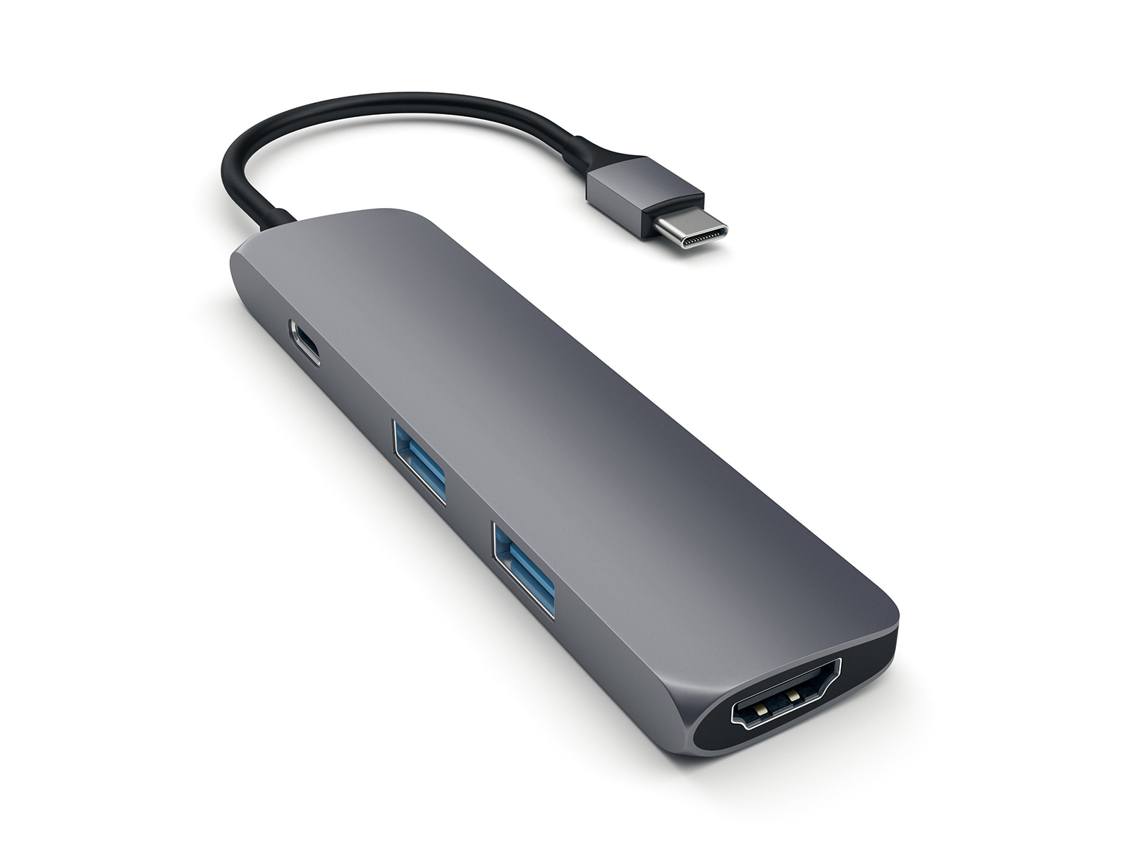 Literacy Stor Annoncør Køb Satechi USB-C 4K HDMI Multiport Adapter Space Grey |  Humac Premium  Reseller