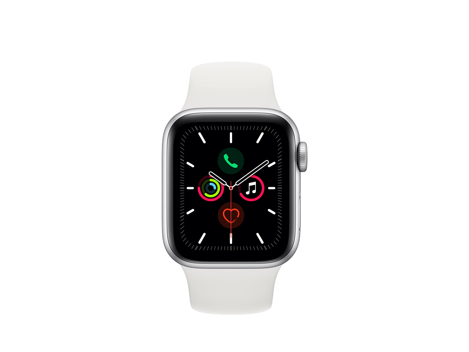 Køb Apple Watch Series 5 + Cellular 40mm Silver Aluminium ...