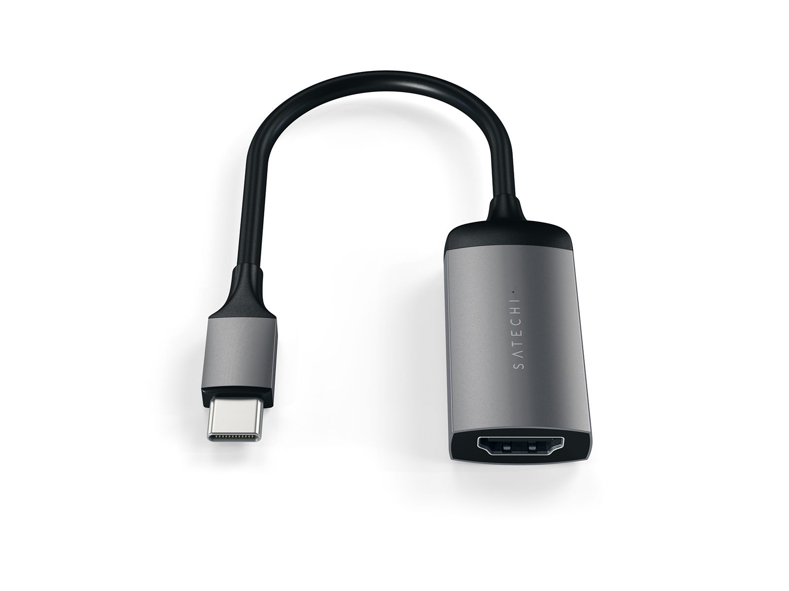 iiglo USB-C til HDMI adapter (Space grey aluminium) - Kabeladaptere &  overganger 