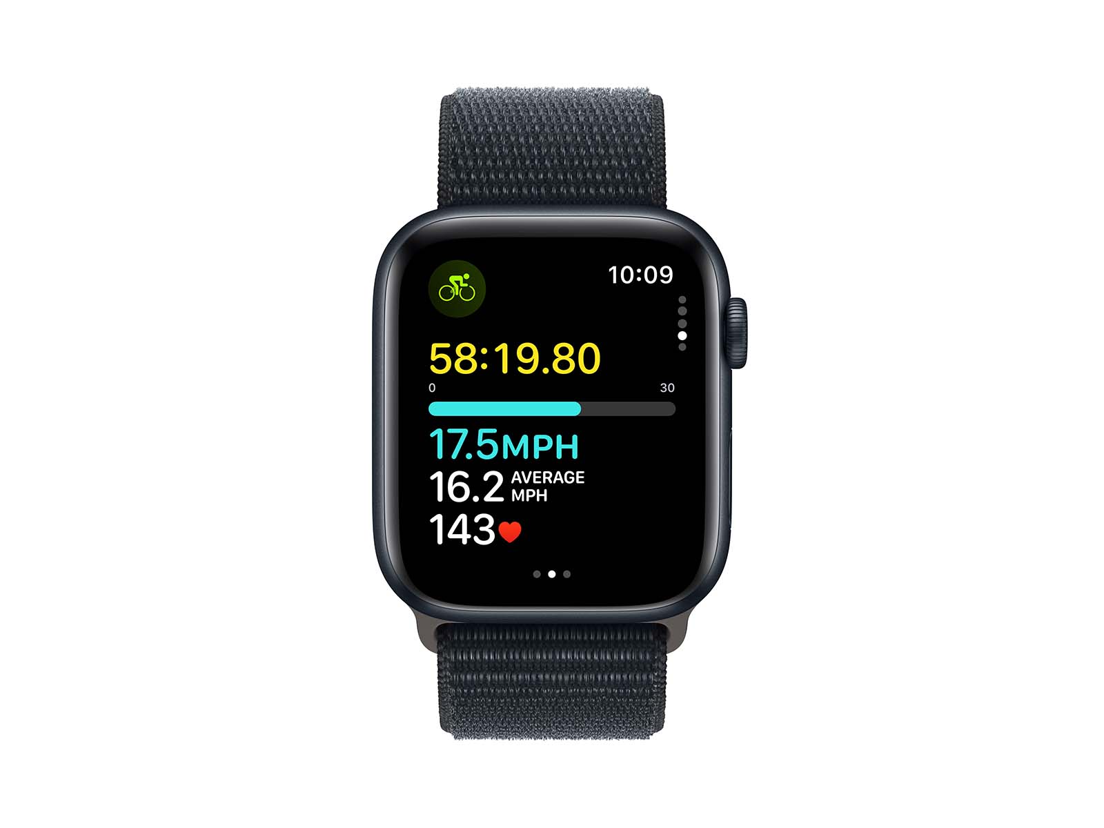 K b Apple Watch SE GPS Cell 44mm Midnight Alu Midnight Sports loop
