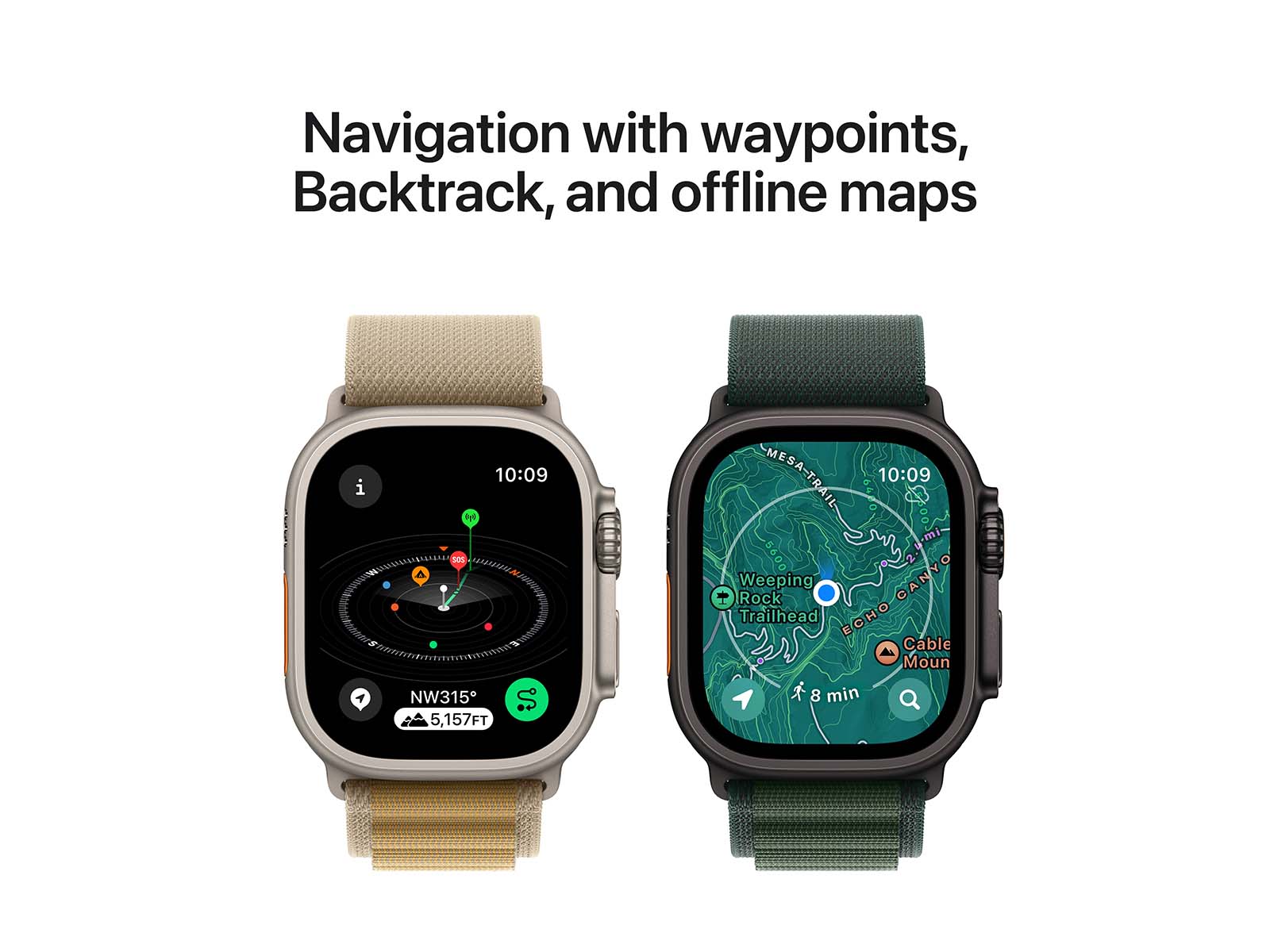 Apple Watch Ultra 2 49mm Natural Titanium with Natural Titanium Milanese Loop