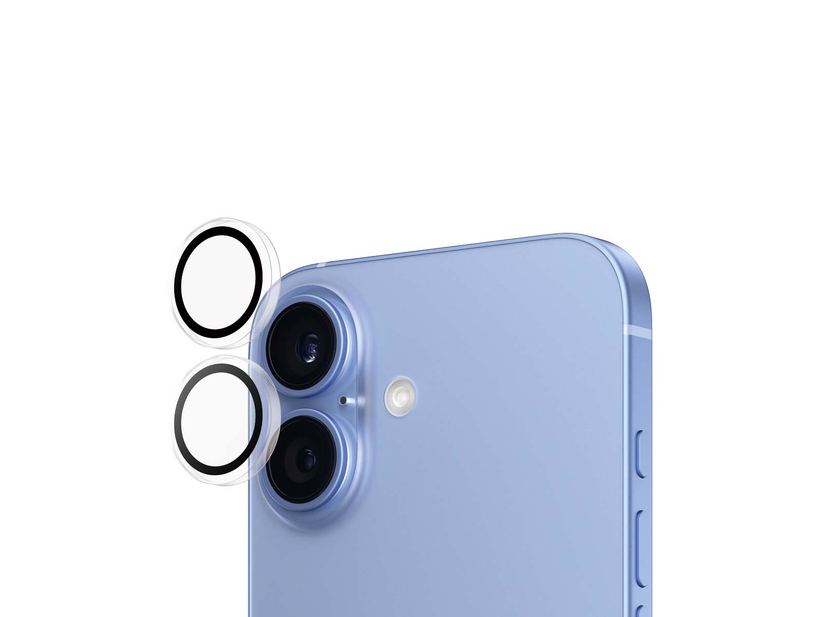 PanzerGlass Hoops Transparent Kameralinsebeskytter iPhone 16 & 16 Plus