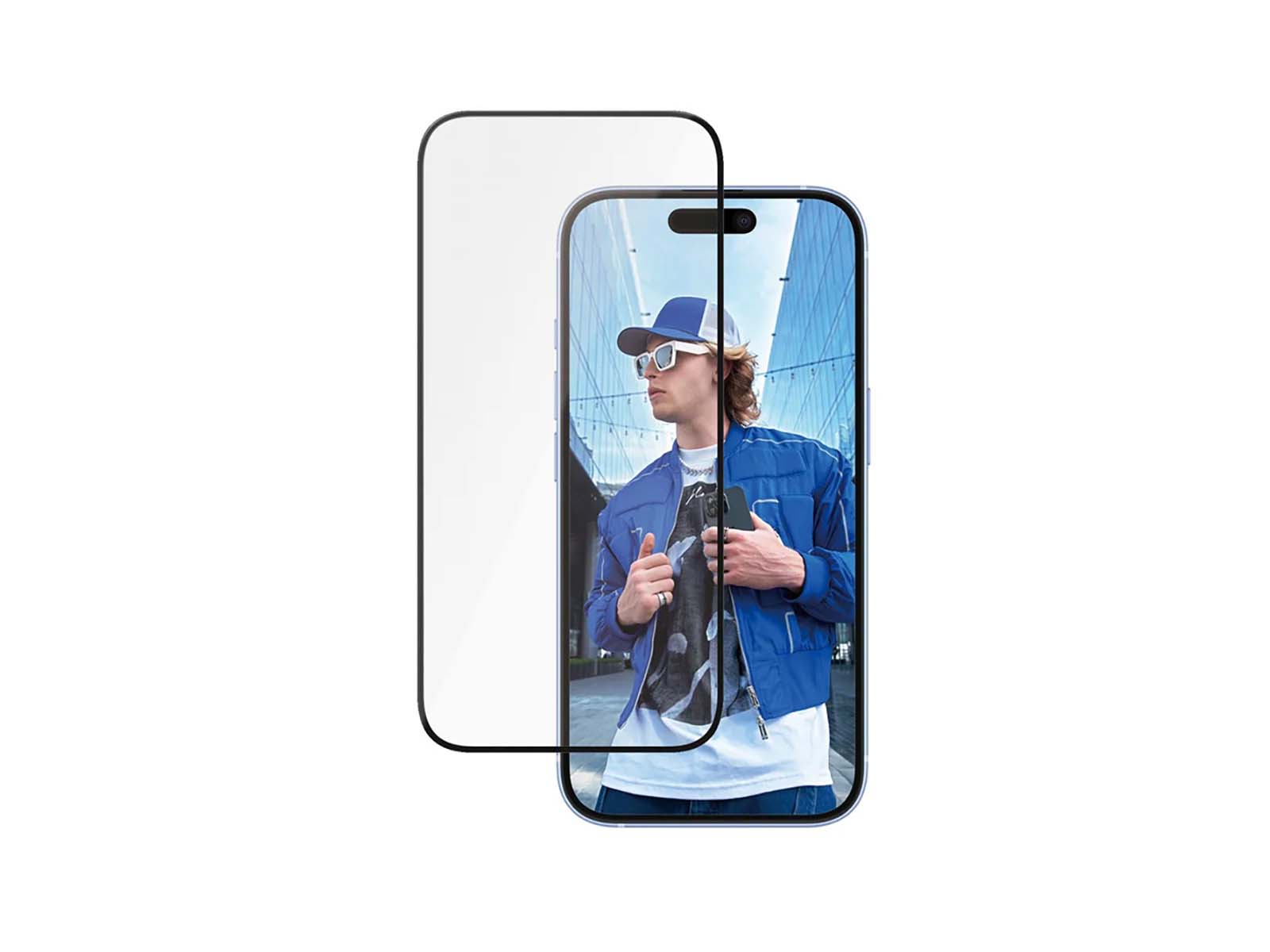 PanzerGlass Ceramic Skærmbeskyttelse iPhone 16 & 15 - Ultra-Wide Fit