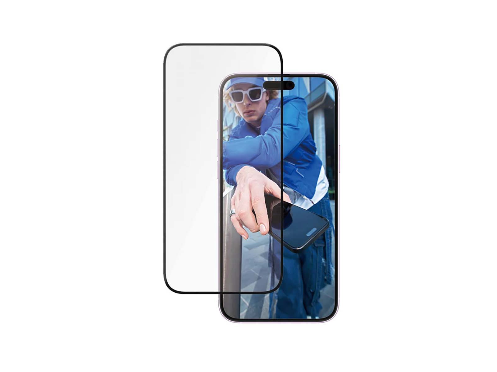 PanzerGlass Ceramic Skærmbeskyttelse iPhone 16 Plus & 15 Plus - Ultra-Wide Fit