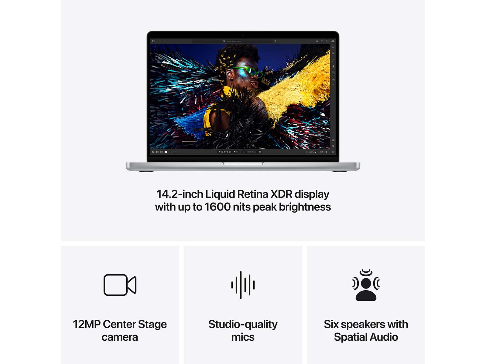 MacBook Pro 2024 14" M4 Pro 14CPU, 20GPU, 24GB, 1TB - Silver