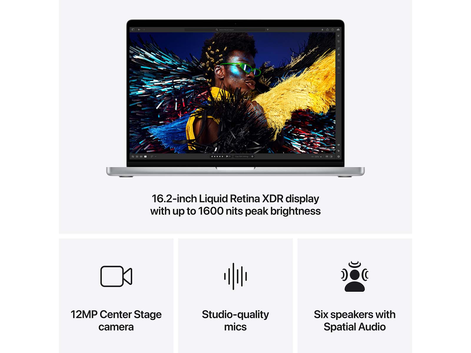 MacBook Pro 2024 16" M4 Max 14CPU, 32GPU, 36GB, 1TB - Silver
