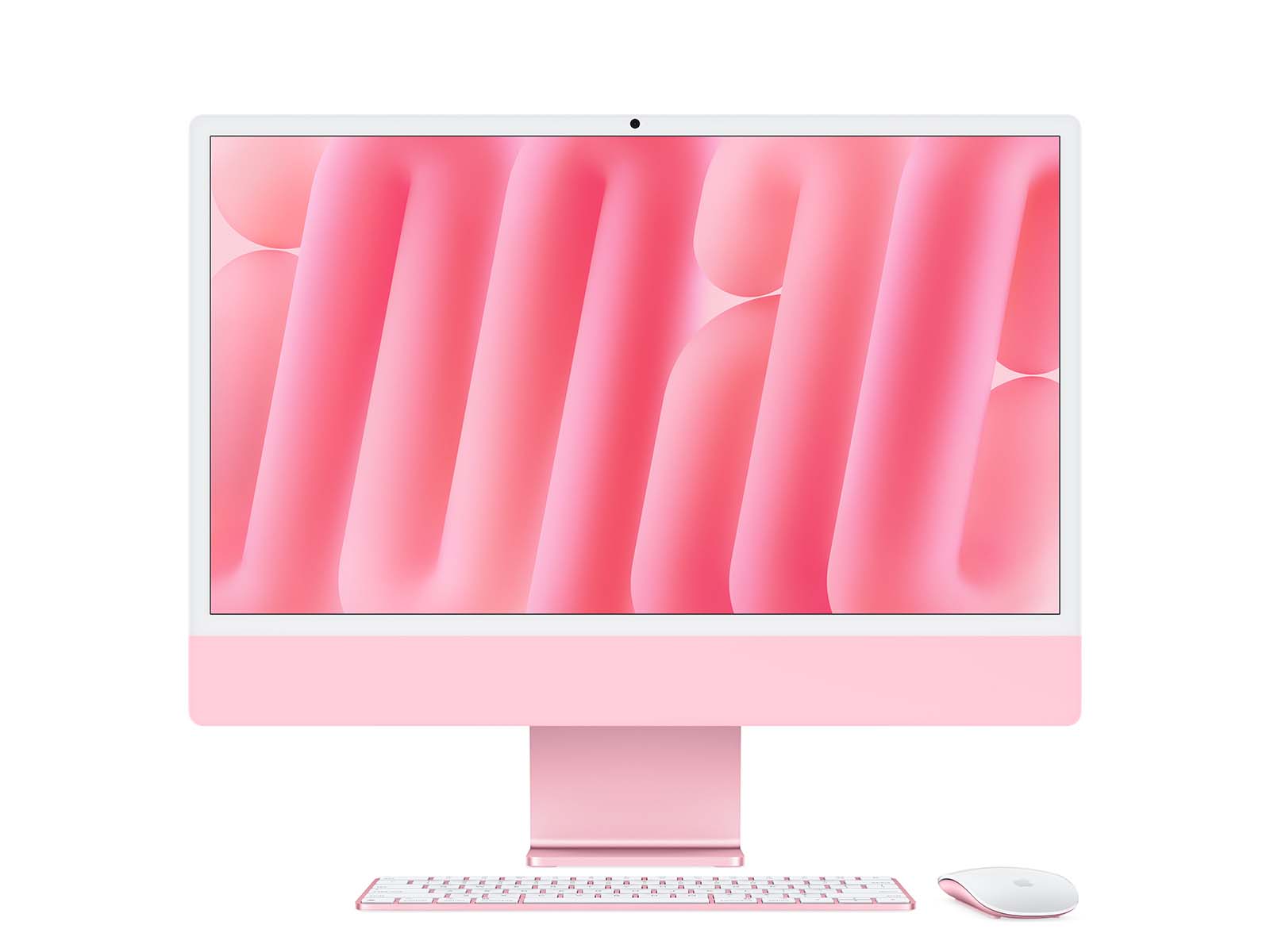 iMac 2024 24" Retina 4.5K, M4-chip 8-core CPU/GPU, 16GB, 256GB SSD - Lyserød