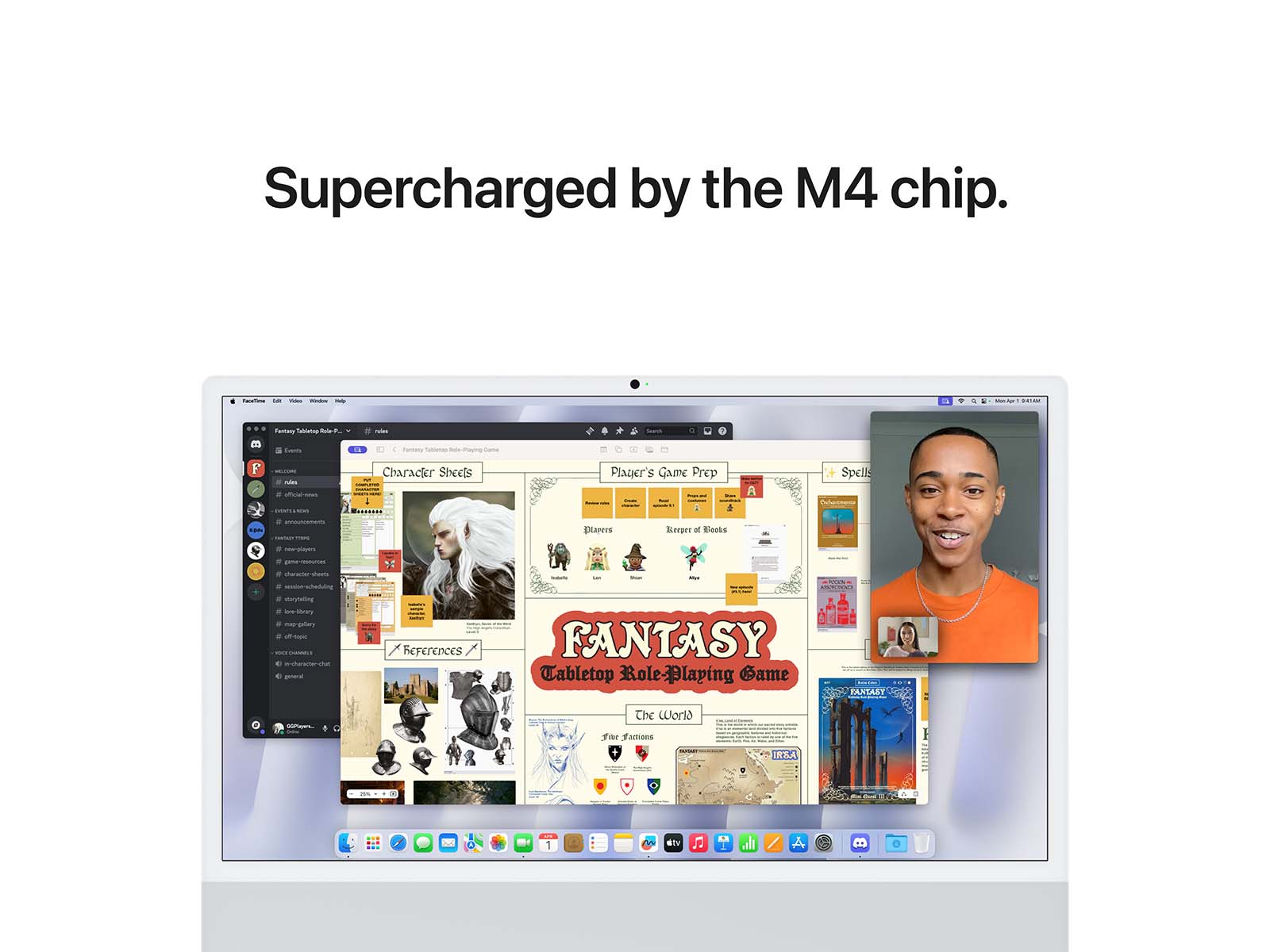 iMac 2024 24" Retina 4.5K, M4-chip 8-core CPU/GPU, 16GB, 256GB SSD - Sølv
