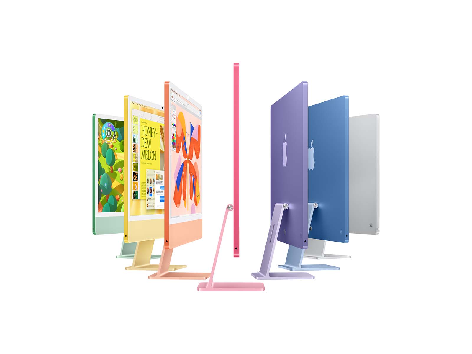 iMac 2024 24" Retina 4.5K, M4-chip 10-core CPU/GPU, 16GB, 256GB SSD - Lyserød