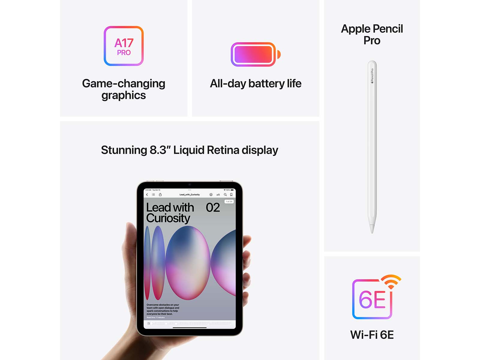 iPad mini Wi-Fi 256GB - Starlight