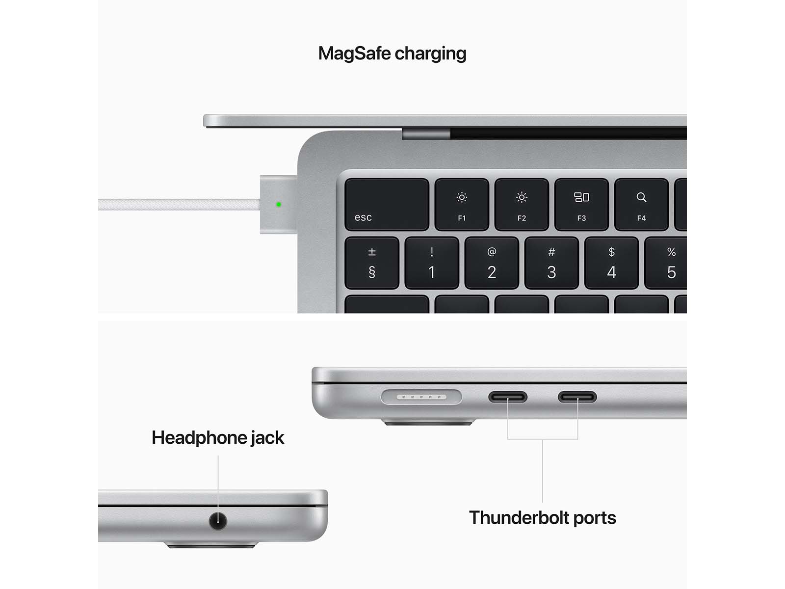MacBook Air 2022 13" M2 8CPU, 8GPU, 16GB RAM, 256GB Silver