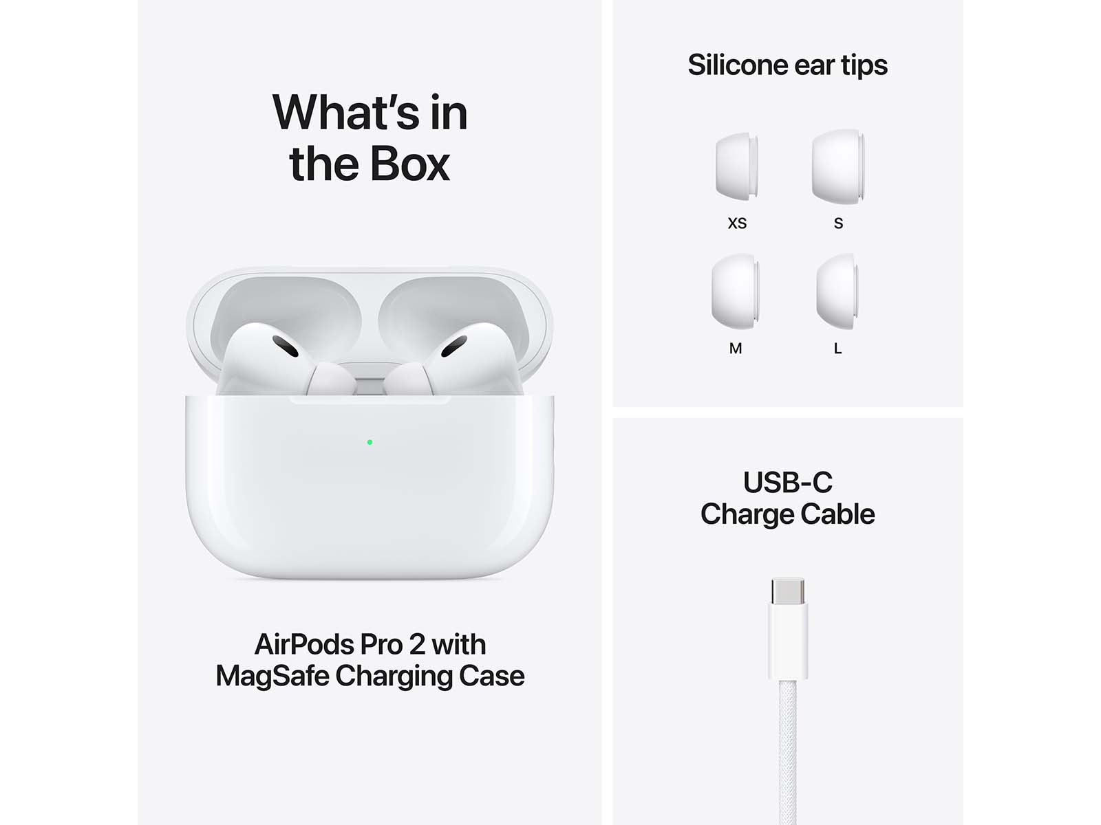 Whats in the box - Apple AirPods Pro (2. gen.) MagSafe Case (USB‑C)