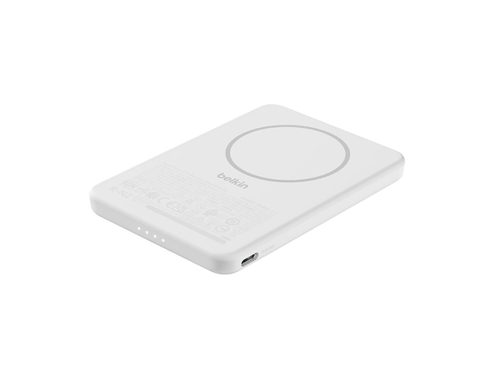 Belkin Slim Powerbank 5k Magnetic 7.5w, White