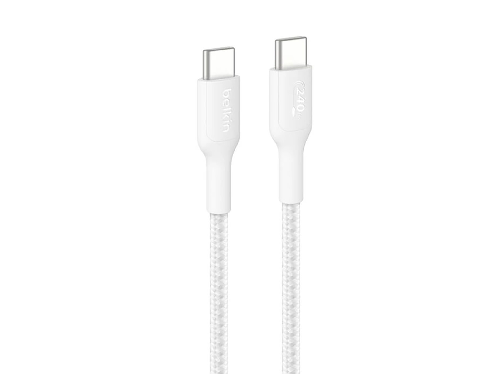 Belkin USB-C TO USB-C 240W 2.0, BRAIDED, 1M, WHITE