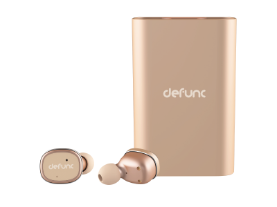 defunc True Wireless Earbuds + Power Bank Gold