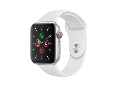 Køb Apple Watch Series 5 + Cellular 40mm Silver Aluminium ...